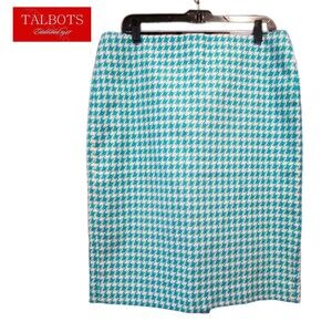 TALBOTS NEW Herringbone Tweed Pencil Skirt 12